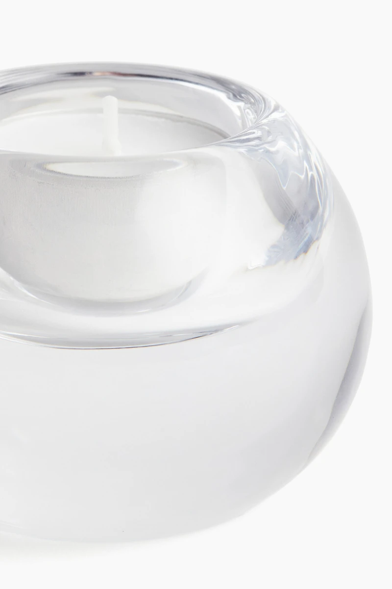 Glass Tea Light Holder