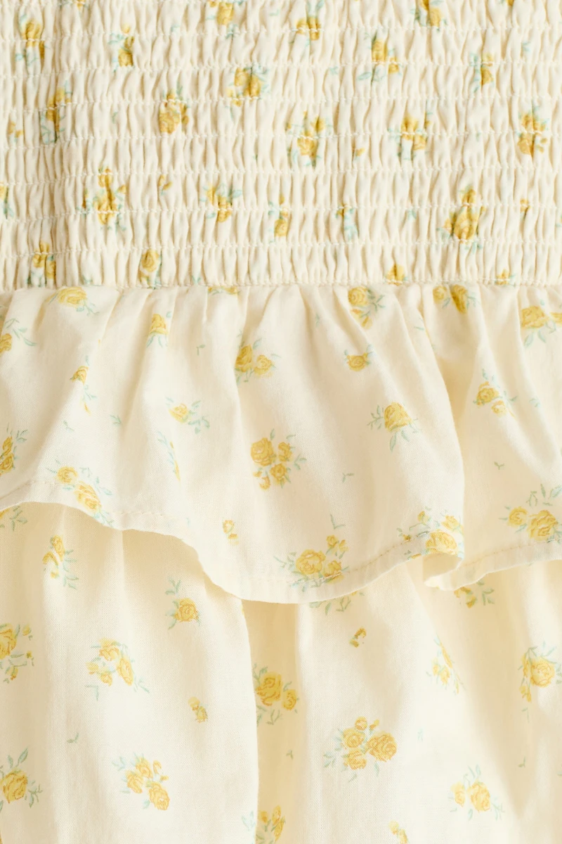 Tiered Cotton Skirt
