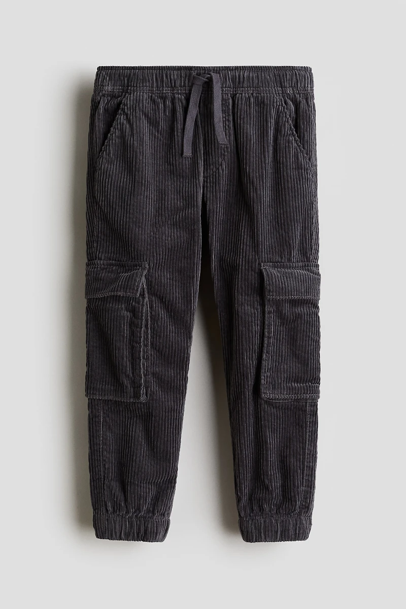 Corduroy Cargo Joggers