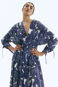Tie-Belt Shirt Dress