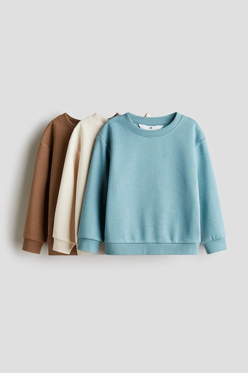 3-Pack Brushed-Inside Sweatshirts
