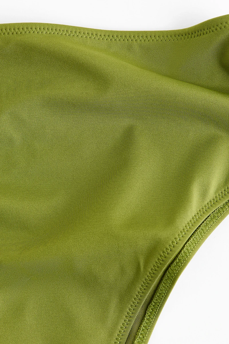 High Waist Cheeky Bikini Bottoms