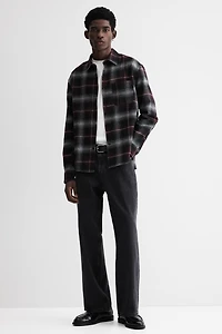 Loose-Fit Flannel Shirt