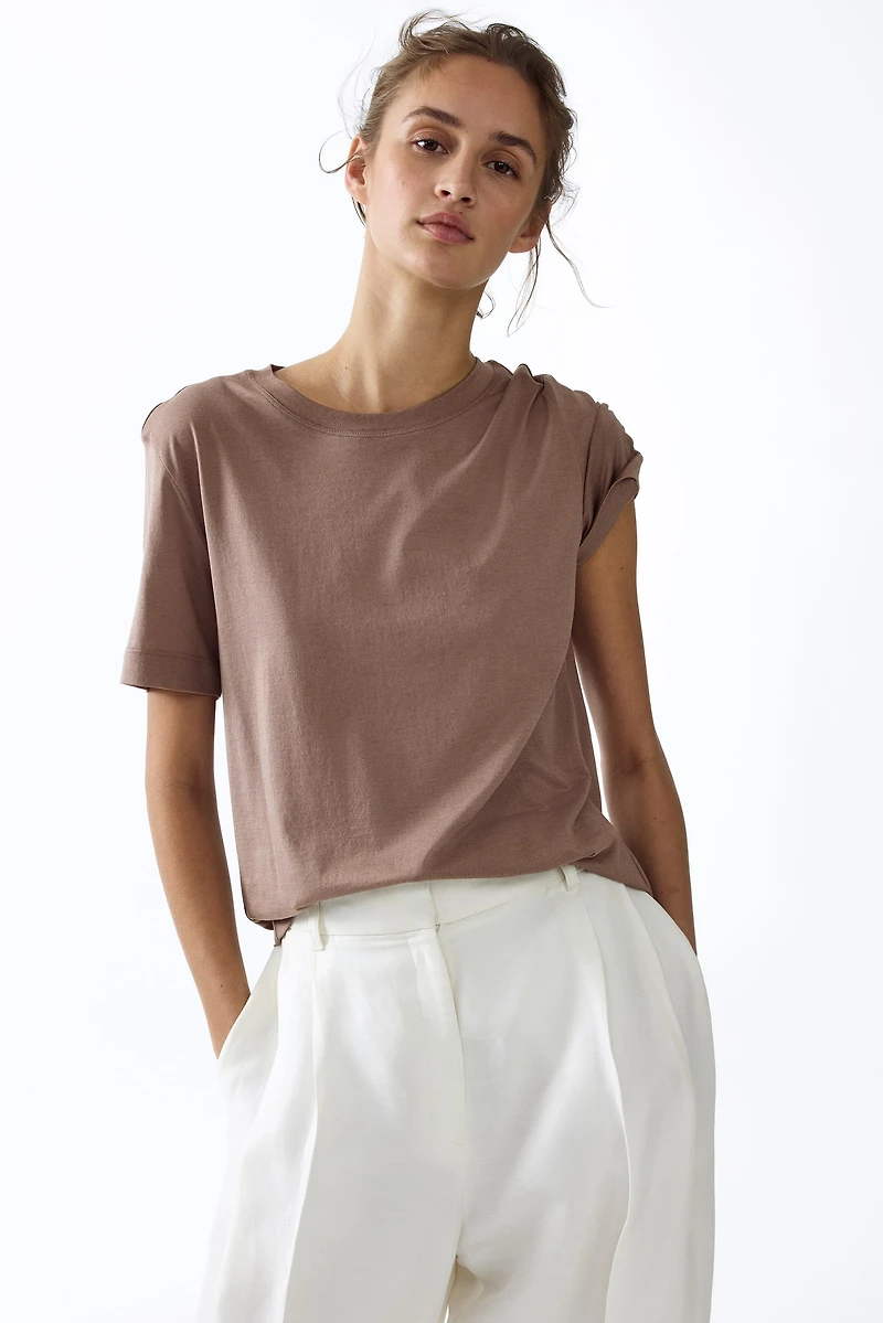 Silk-Blend T-Shirt