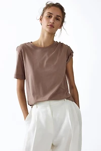 Silk-Blend T-Shirt