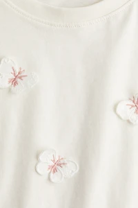 Motif-detail t-shirt