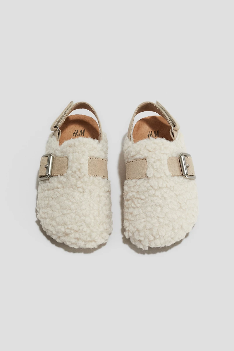 Teddy Fleece Mules