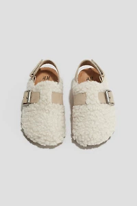 Teddy Fleece Mules