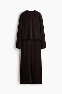 2-Piece Jersey Top and Pants Set