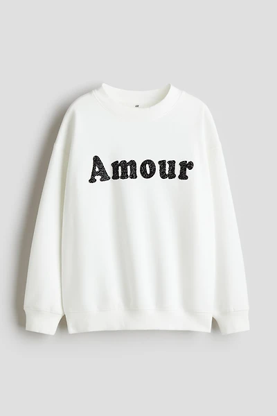 Sweatshirt with Motif