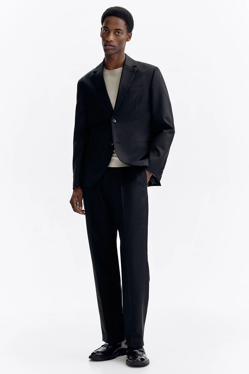 Veste classique à fermeture droite