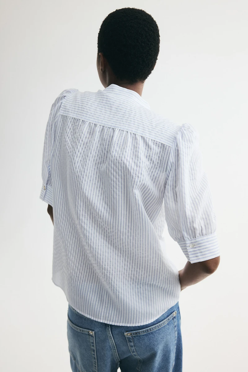 Puff-Sleeved Blouse