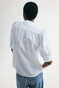 Puff-Sleeved Blouse