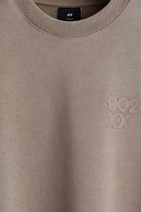 Loose-Fit Printed Sweatshirt