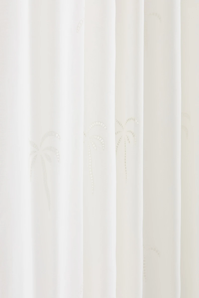 2-Pack Eyelet-Embroidered Curtain Panels