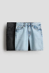 2-Pack Loose-Fit Denim Shorts