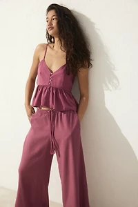 Peplum Camisole Top