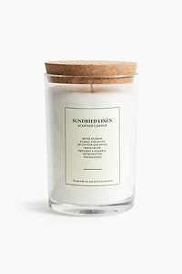 Large Scented Candle with Cork Lid
