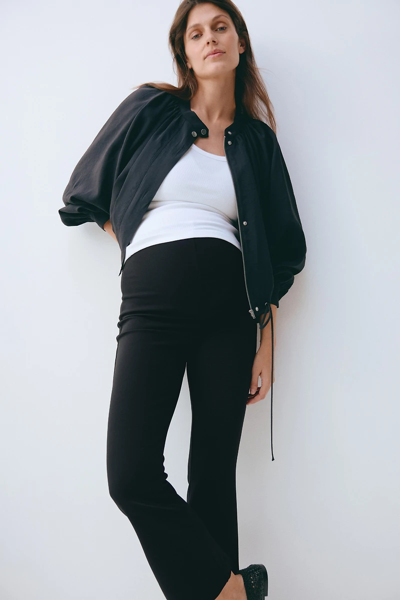 MAMA Pantalon évasé en interlock