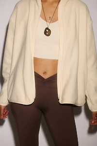 Regular-Fit Fleece Activewear Jacket