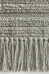 Fringed Cotton Bath Mat