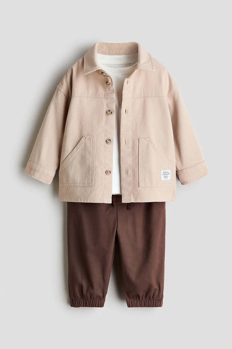 Ensemble 3 pièces en coton