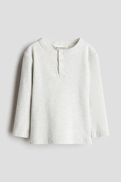 Cotton Henley Shirt