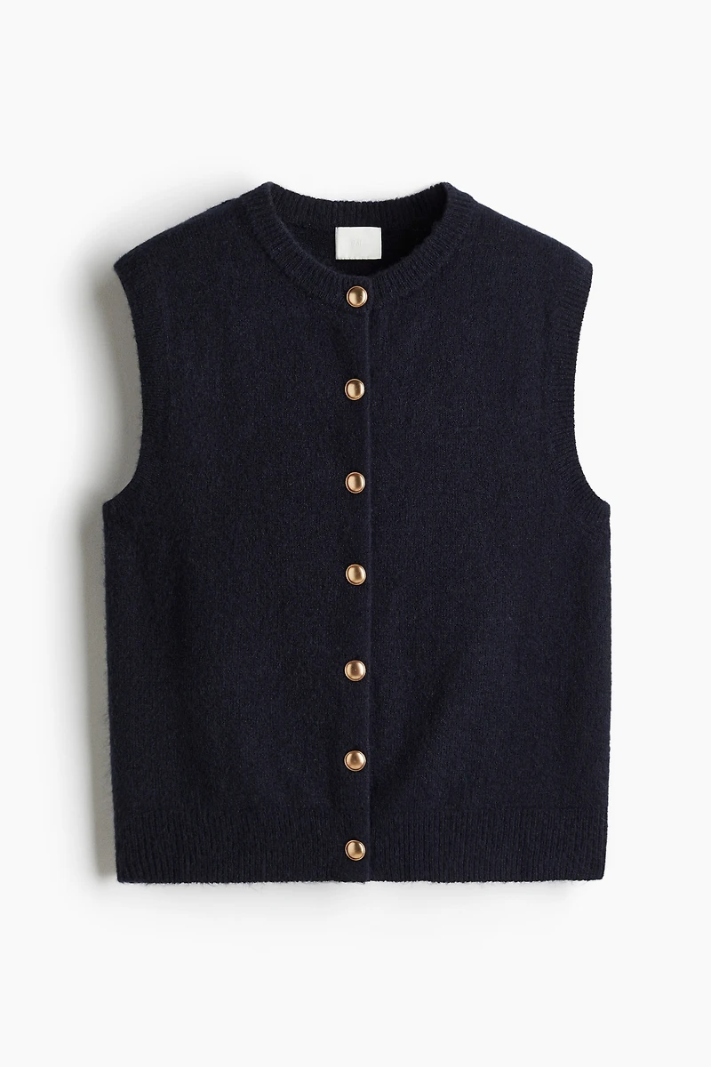 Fine-Knit Vest