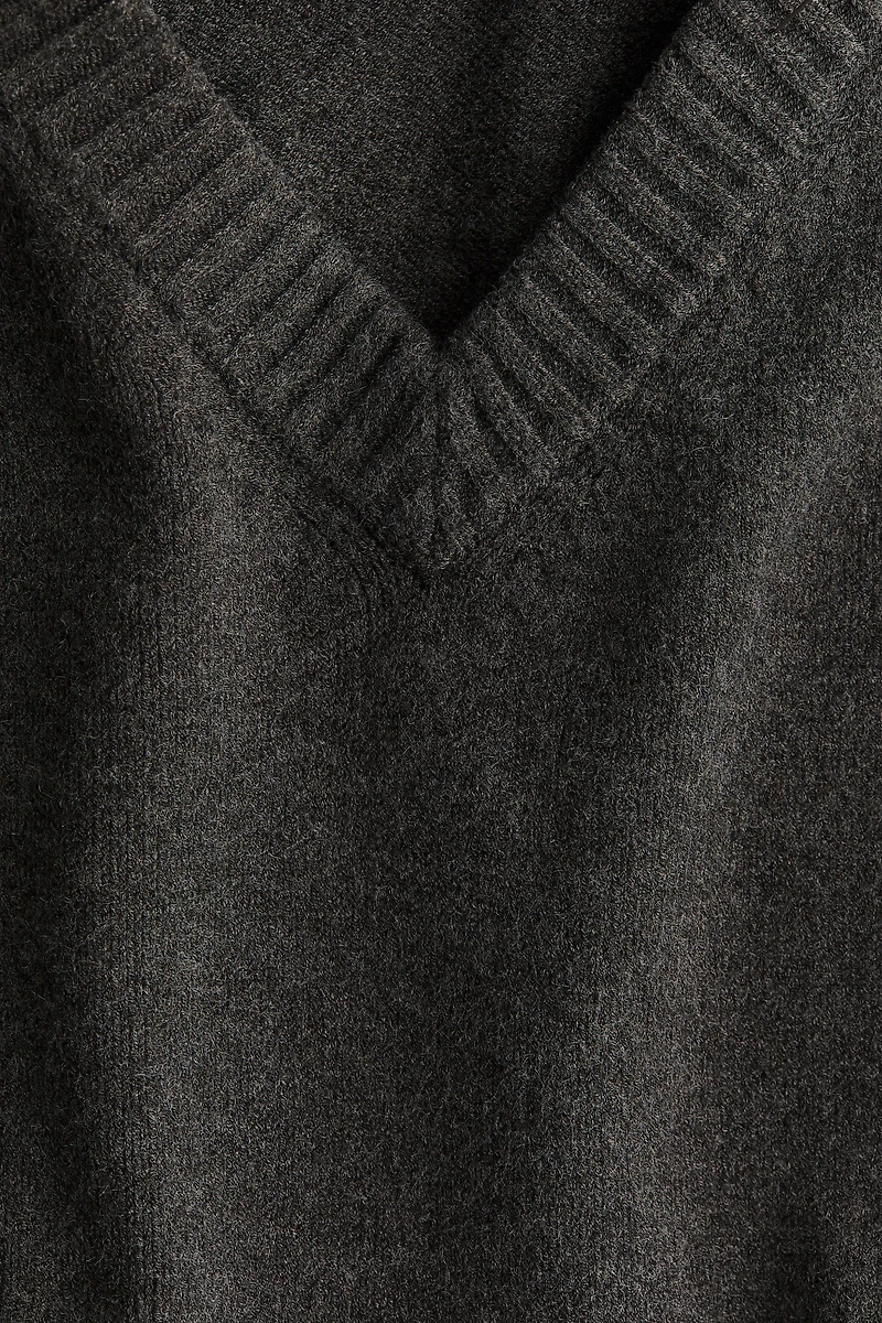 Knit V-Neck Dress