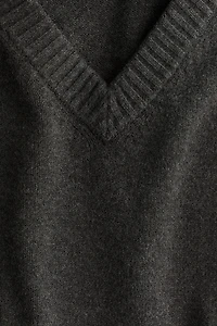 Knit V-Neck Dress
