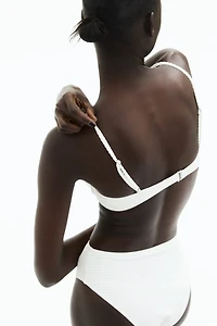 High Waist Cheeky Bikini Bottoms