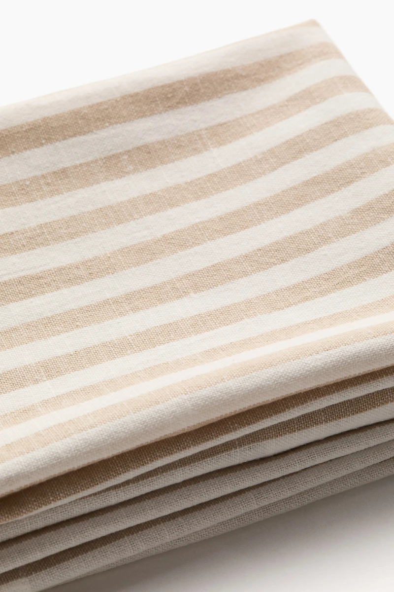 2-Pack Linen-Blend Tea Towels