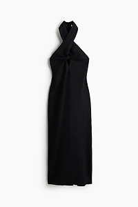 Robe dos nu en lin