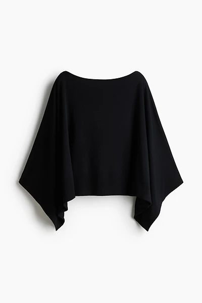 Batwing-Sleeved Top
