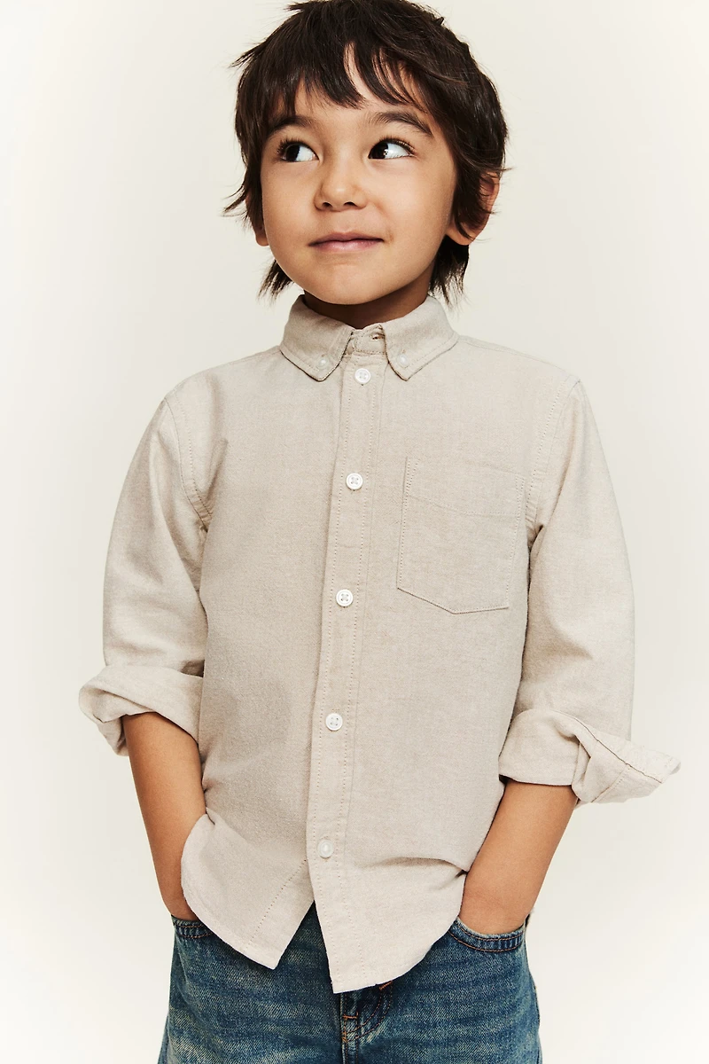 Button-down Cotton Shirt