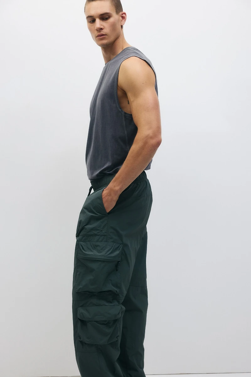 Pantalon cargo hydrofuge ample
