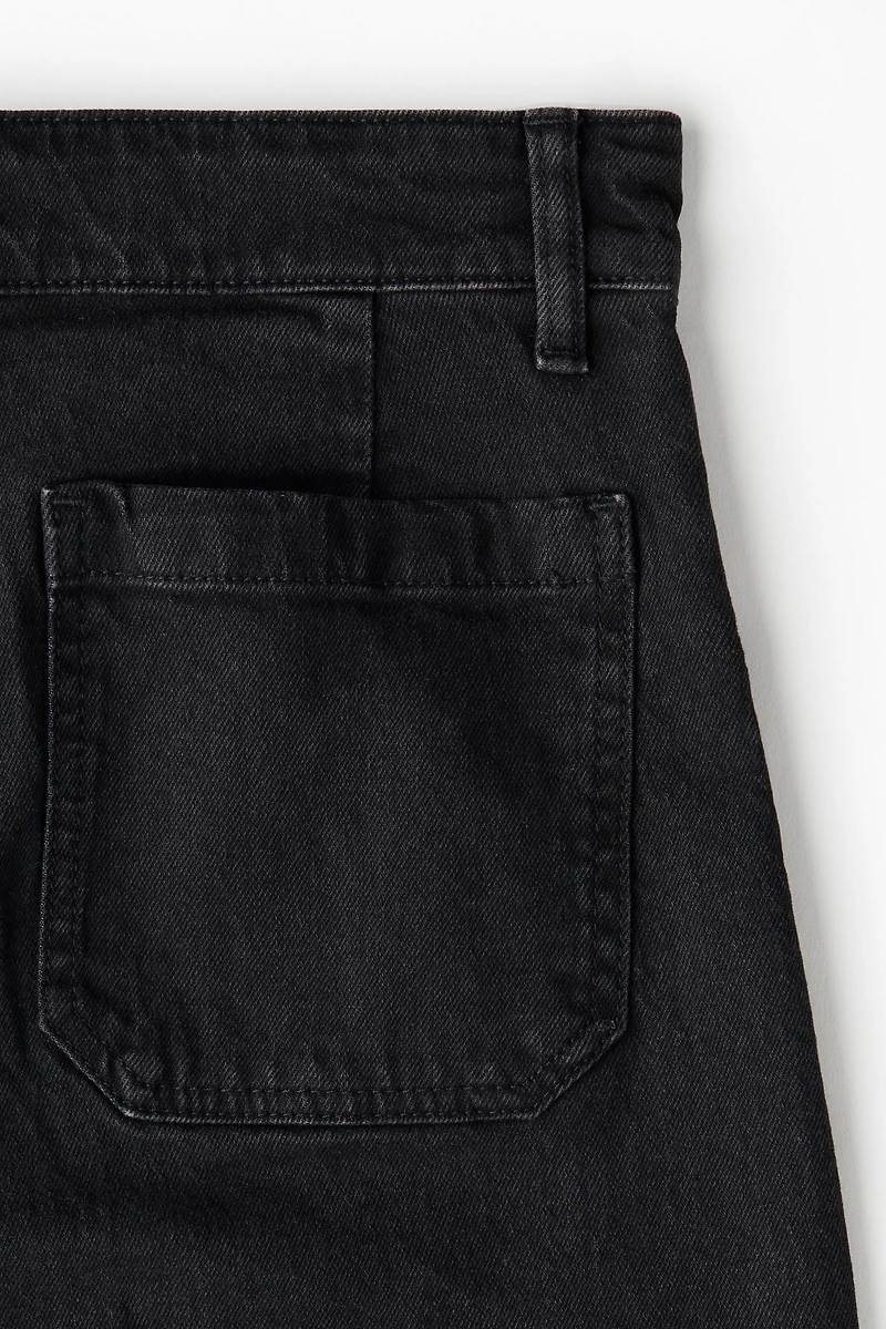 Jean ample taille haute