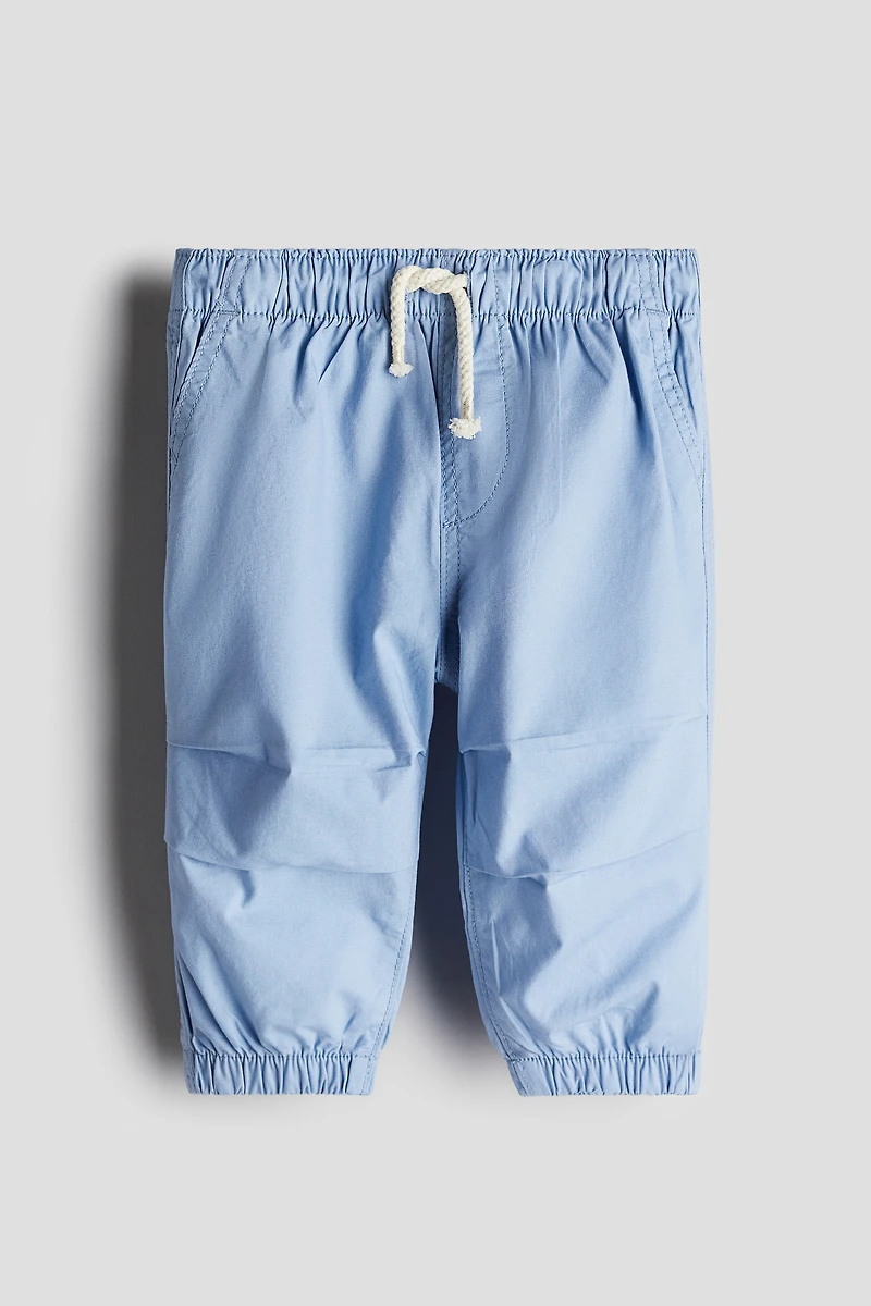 Pantalon de jogging en popeline coton