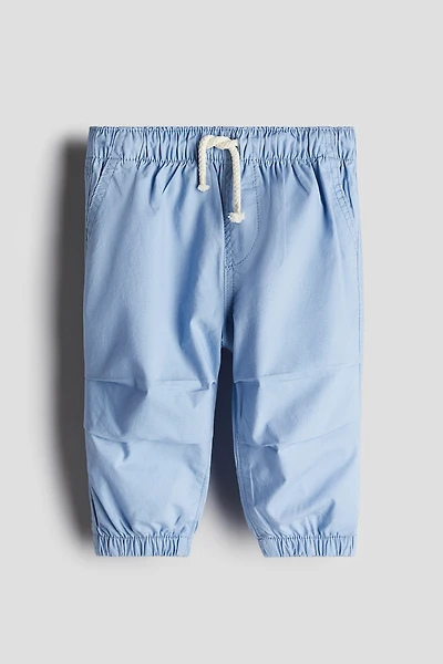 Pantalon de jogging en popeline coton