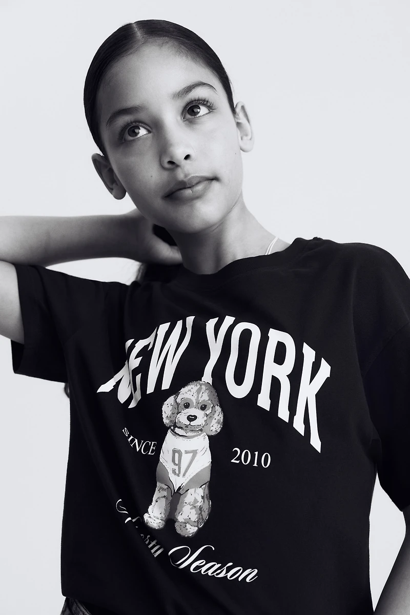 Printed Cotton T-Shirt