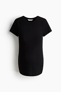 MAMA Ribbed Jersey T-Shirt