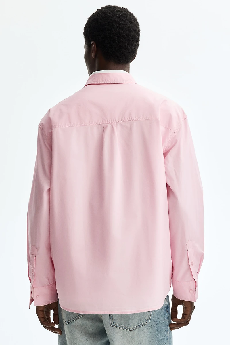 Relaxed-Fit Printed Cotton Poplin Shirt