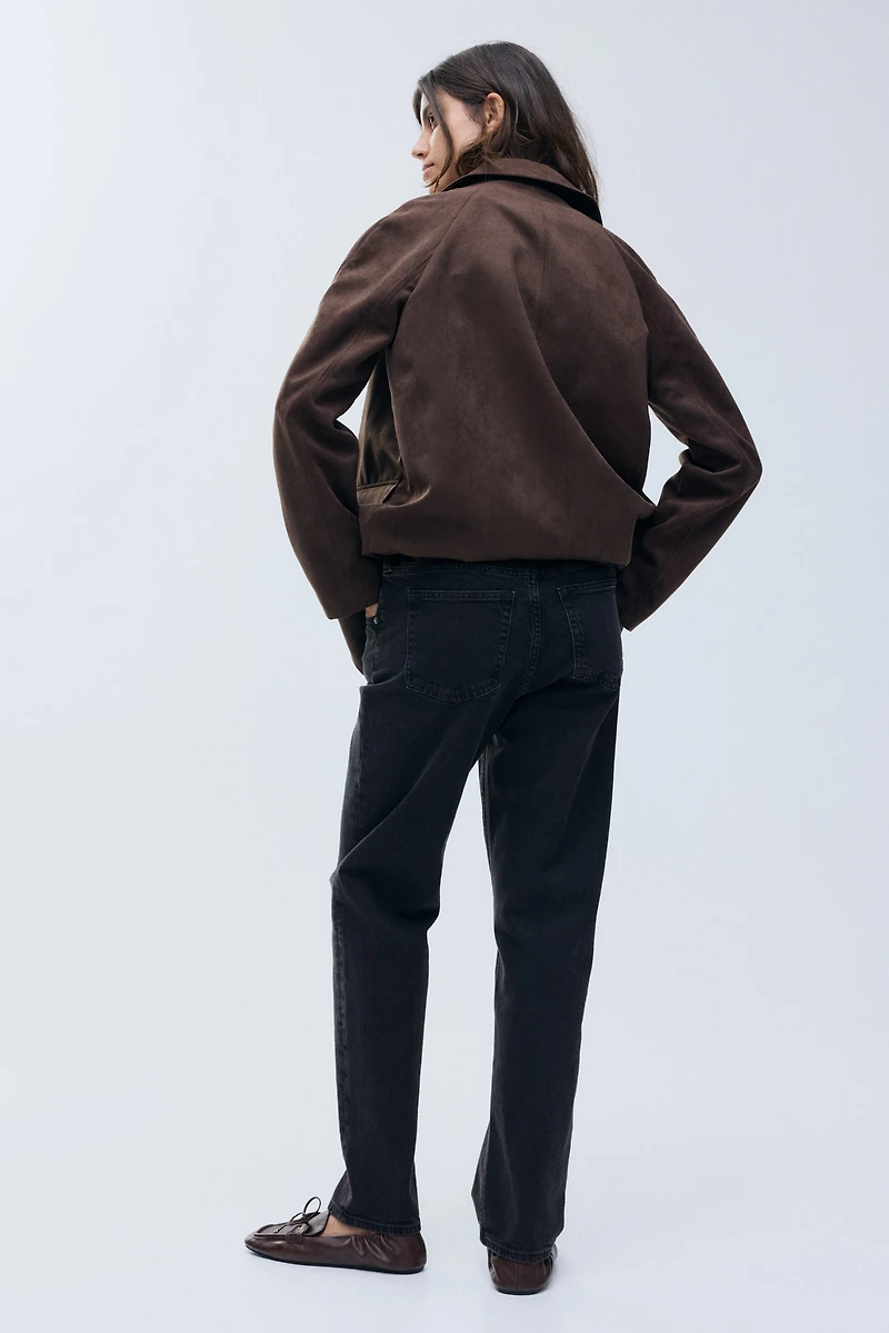 MAMA Before & After Straight Low Jeans