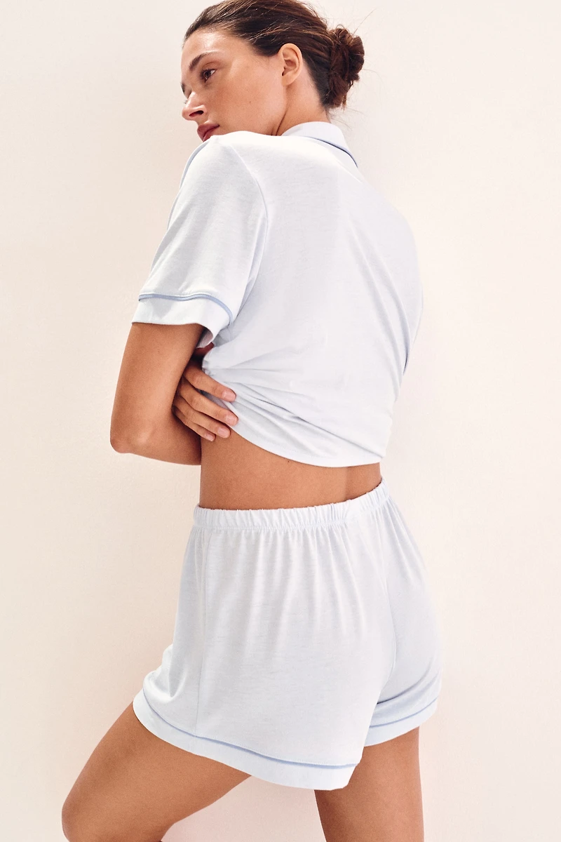 Pajama Shirt and Shorts