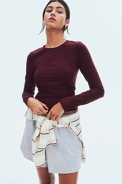 Haut en jersey souple