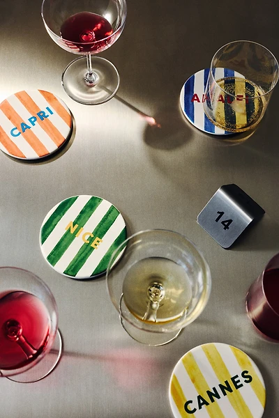 4-Pack Porcelain Coasters