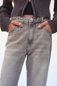 Baggy Fit Bootcut Leg Jeans
