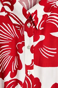 Robe chemisier avec ceinture à nouer