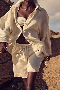 Oversized Linen Shirt