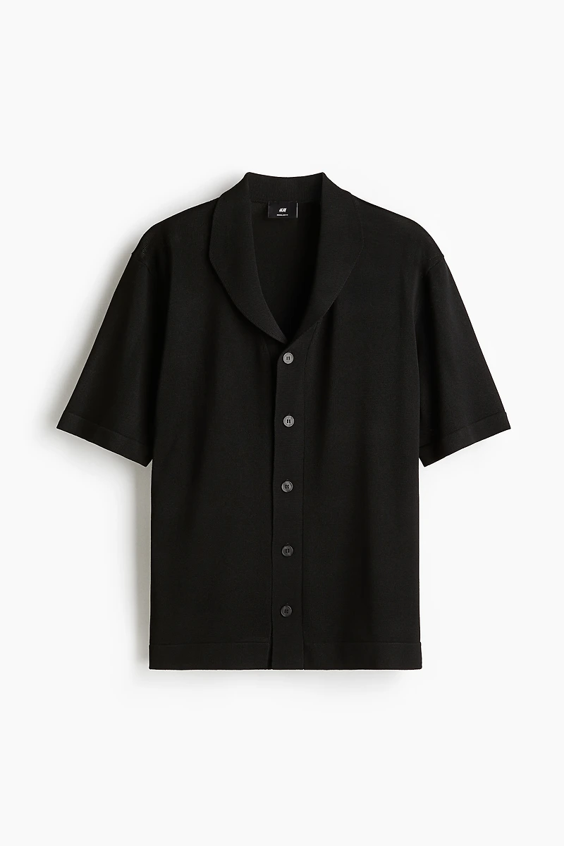 Regular-Fit Fine-Knit Shirt